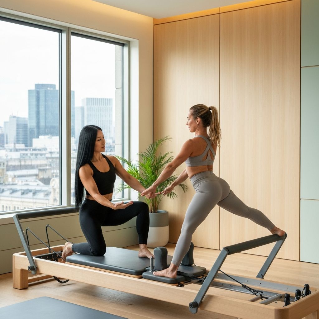 Private one-to-one Pilates session with instructor
